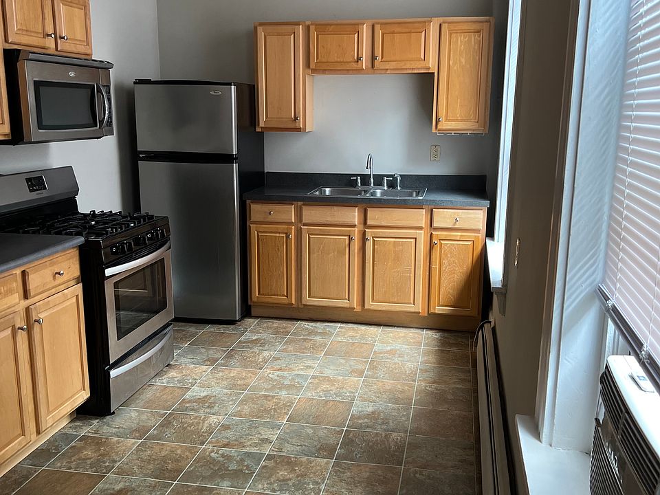 Kitchen with gas stove