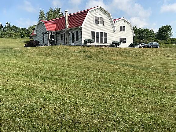 Stamped concrete patio with pergola