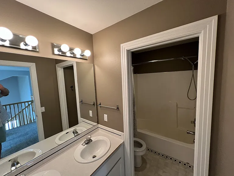 Full Bath with double sink vanity