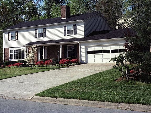 Extra wide driveway
