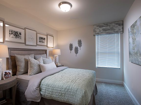 The Amber floorplan at Taylor Landing in Columbia, Tennessee.