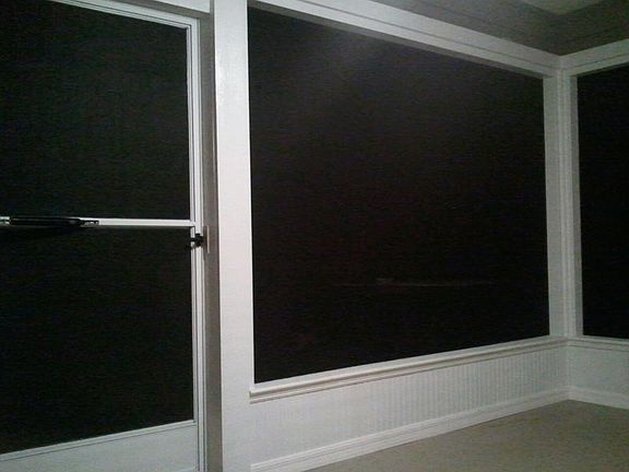 Screened in back porch