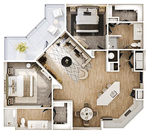 Floor plan B3