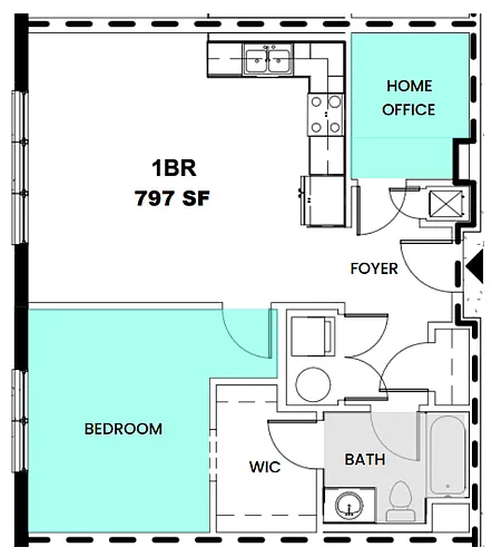 Floor plan A1D