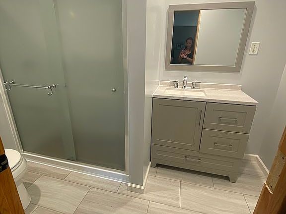 Renovated bathroom