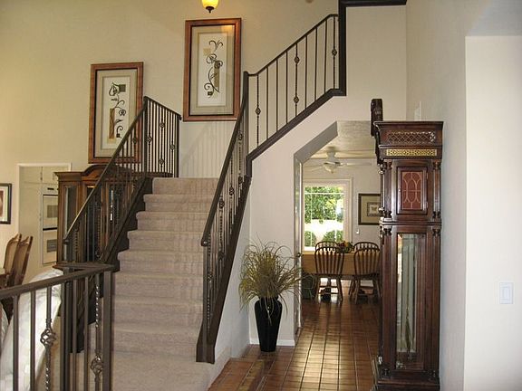New wrought iron staircase