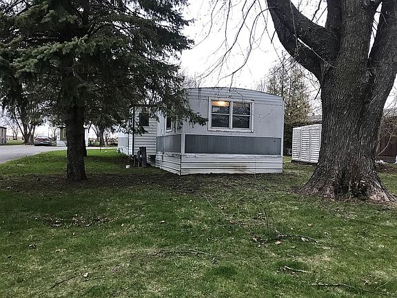 Back of Mobile Home