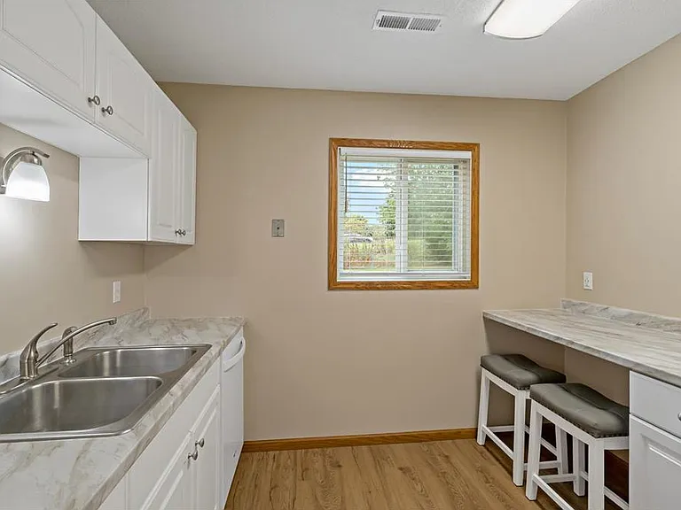 Completely remodeled kitchen with all new appliances and breakfast bar