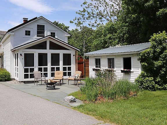 Screened porch and patio.