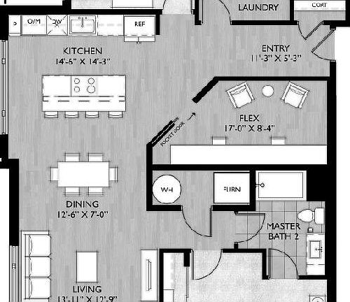 2nd image of 6619 E Lowry Blvd Unit 109