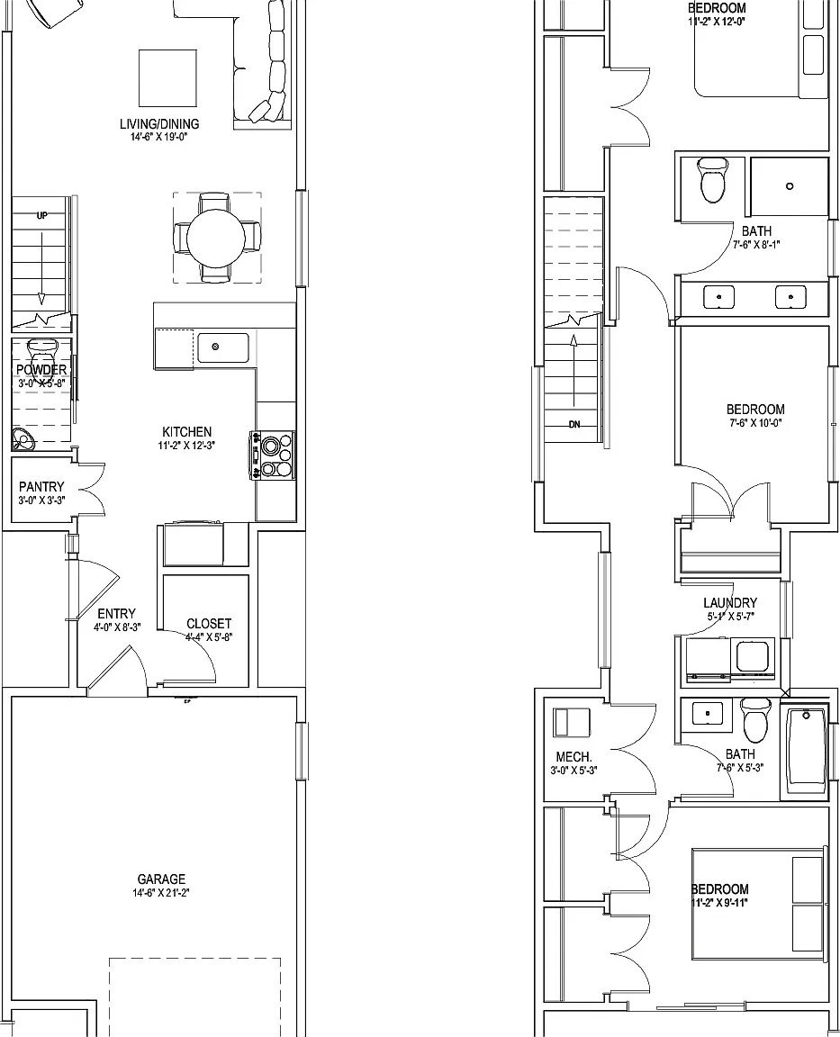 3 bed, 2.5 bath, 1400 sqft, $2,850 — Photo 2