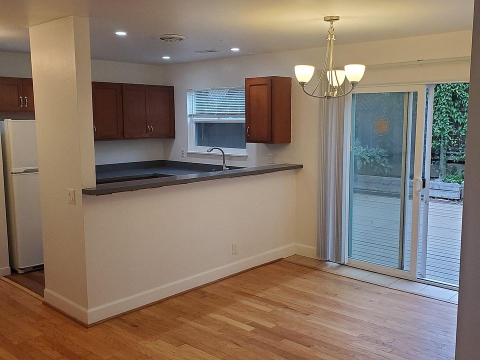 Kitchen with dining room.