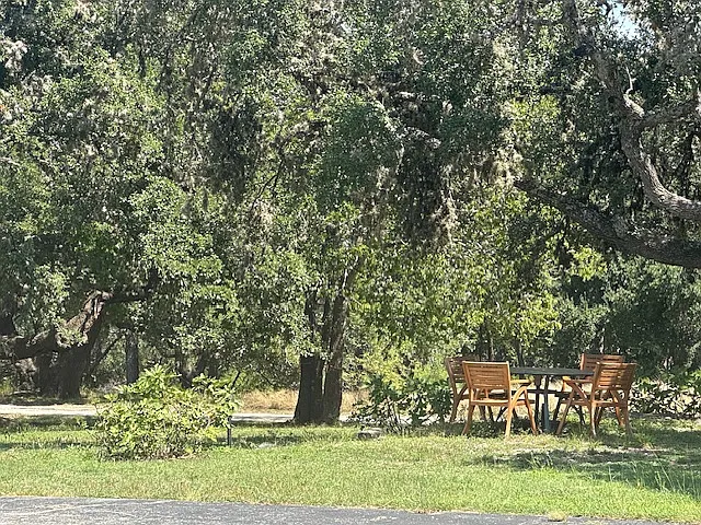 Outdoor sitting area