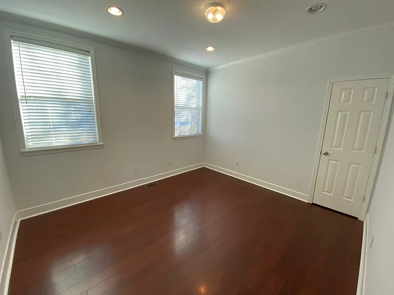 Bedroom off living room
