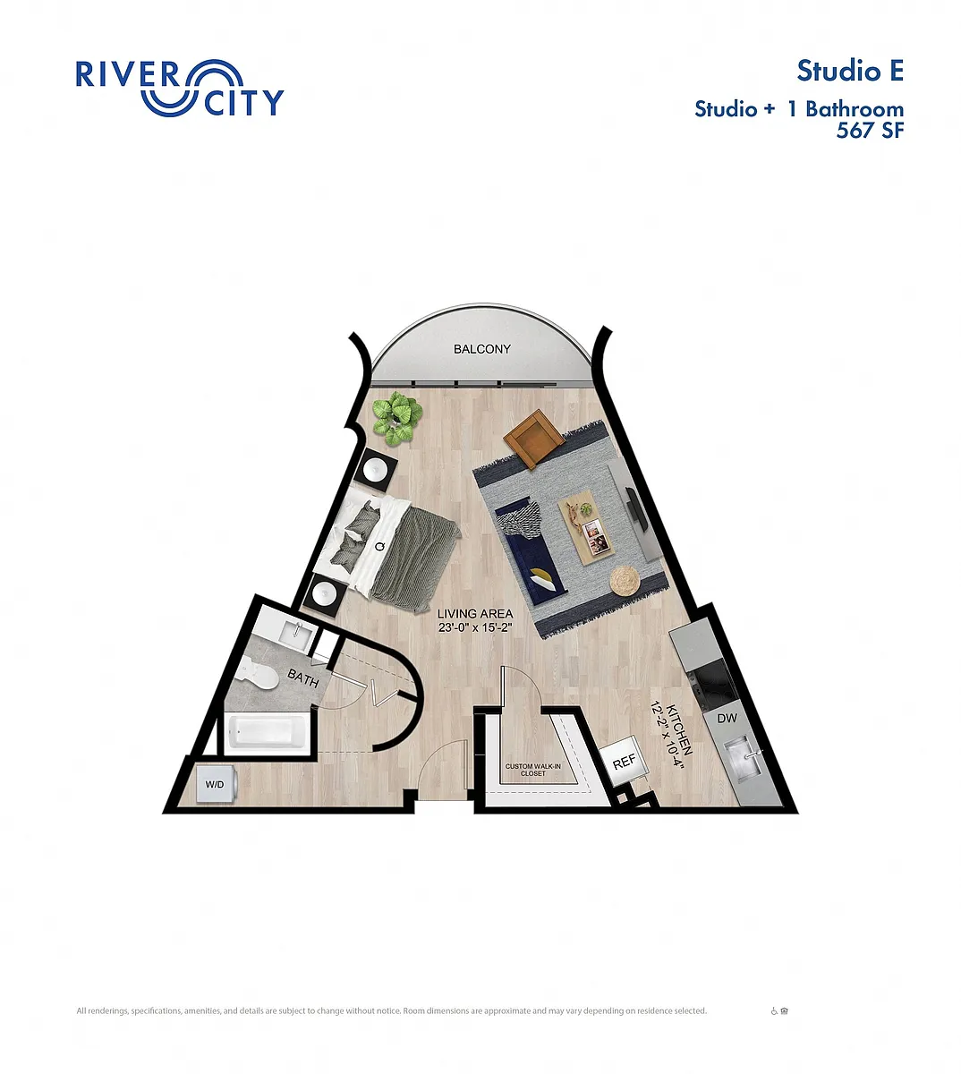 Floor plan Studio