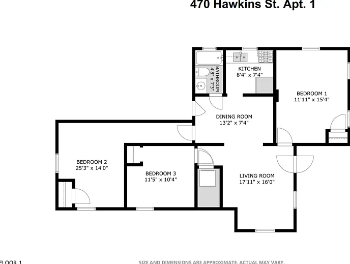 470 Hawkins St #1 — Photo 2