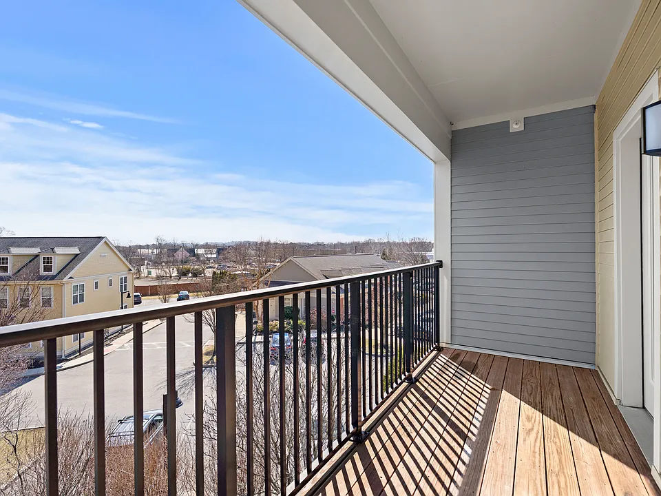 A cozy balcony perfect for every season