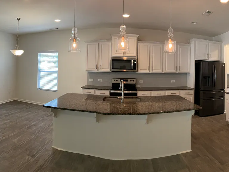Kitchn view from open living area