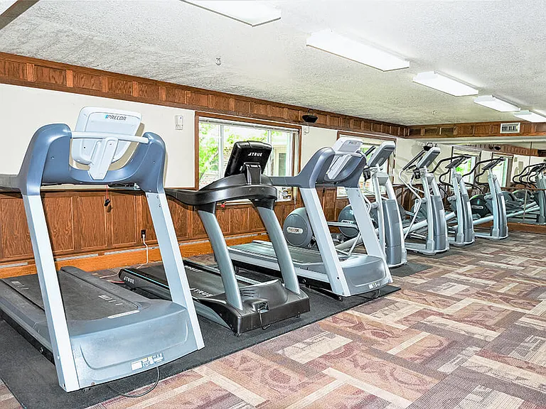 Treadmills in Our Fitness Center