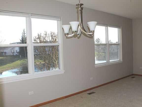 View of pond from the dining room & living room