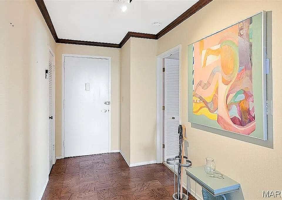 Front entry hall to condo.