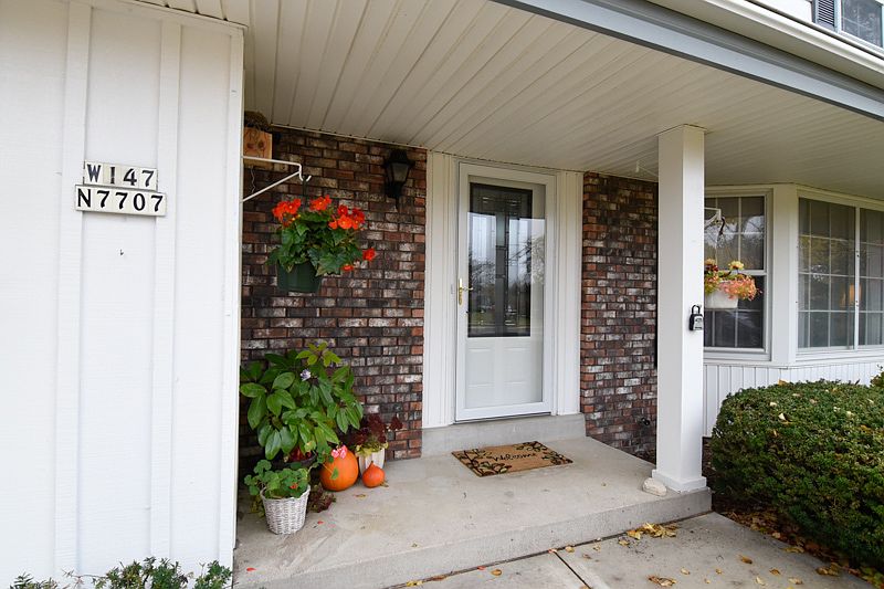 Charming Brick Front Porch