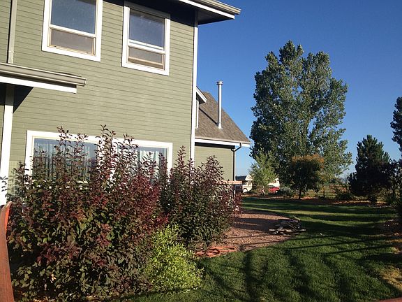 back yard of master/addition