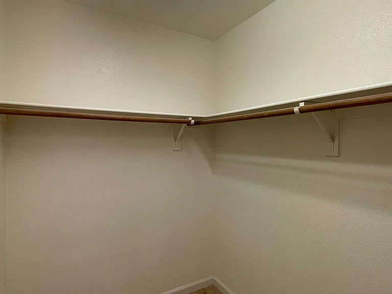 Left side of large walk-in closet