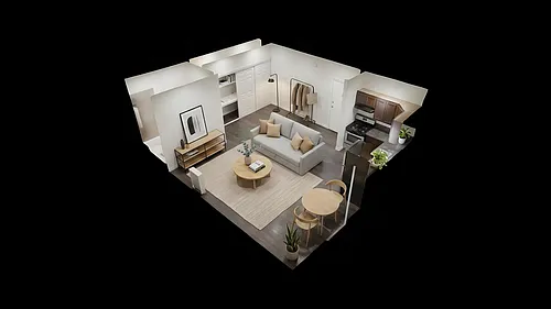 Floor plan STUDIO 308