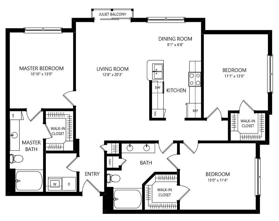 Floor plan B-E1S