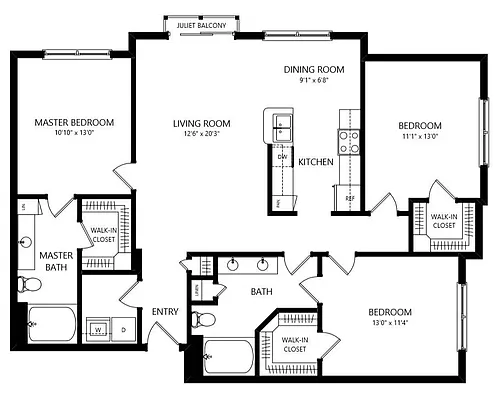 Floor plan B-E1S