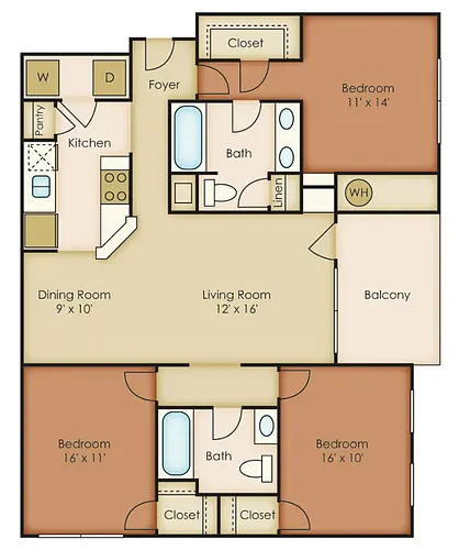 Floor plan D2