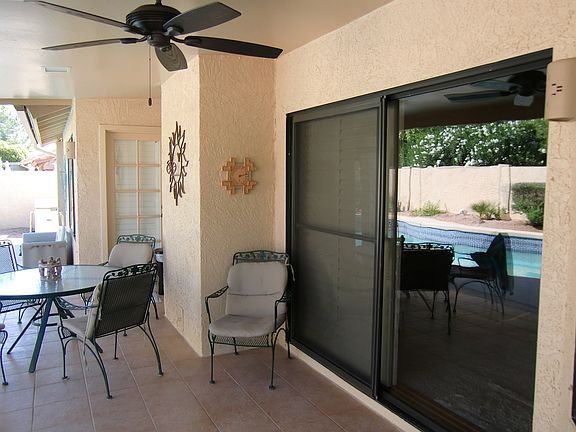 Covered Patio with Fan