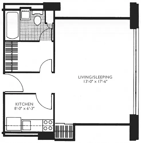 Floor plan Studio