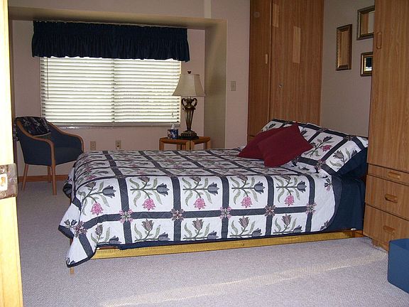 Spacious loft bedroom