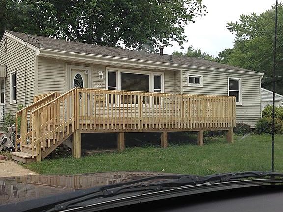 10X20 deck installed 