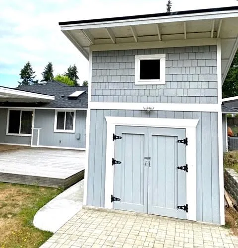 outdoor shed