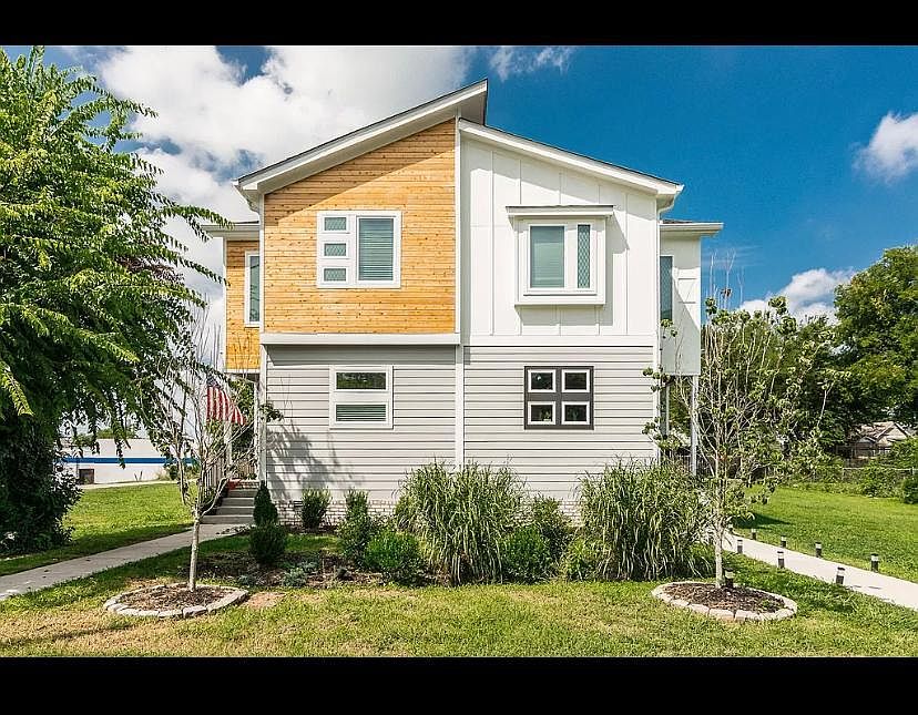 Front view _ Left side w/ wood details is Unit A