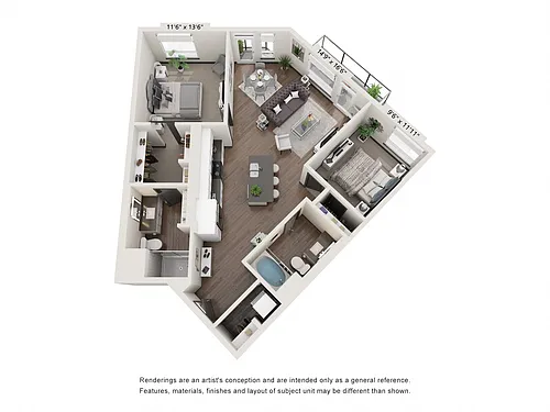 Floor plan B2