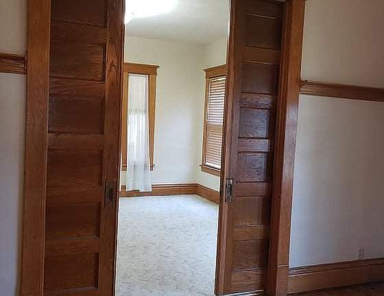 Dining room  pocket doors