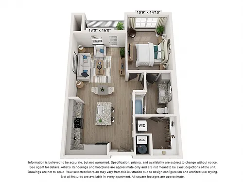Floor plan A13