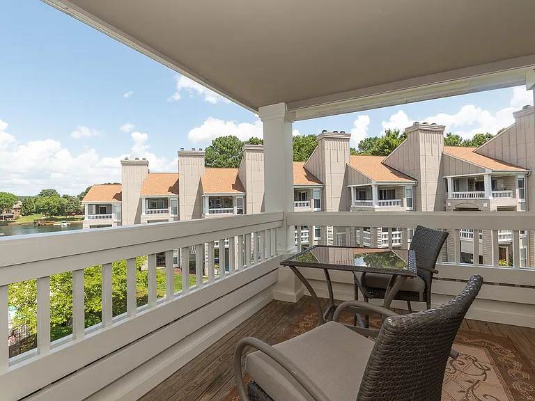 Large spacious deck