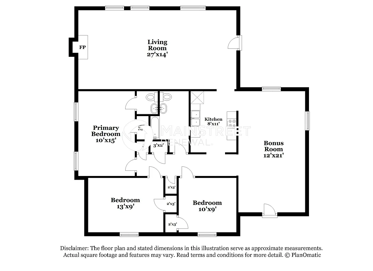 Floor Plan - 4200 Zelda Ln