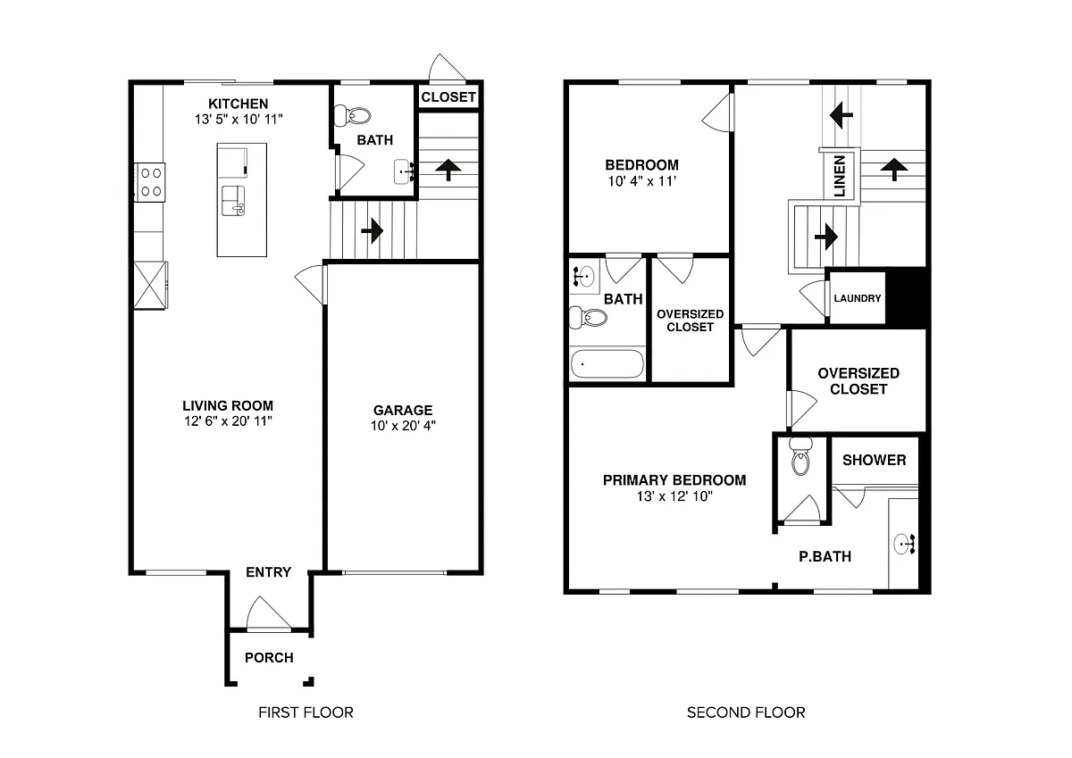 Floor plan Duet B