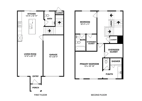 Floor plan Duet B