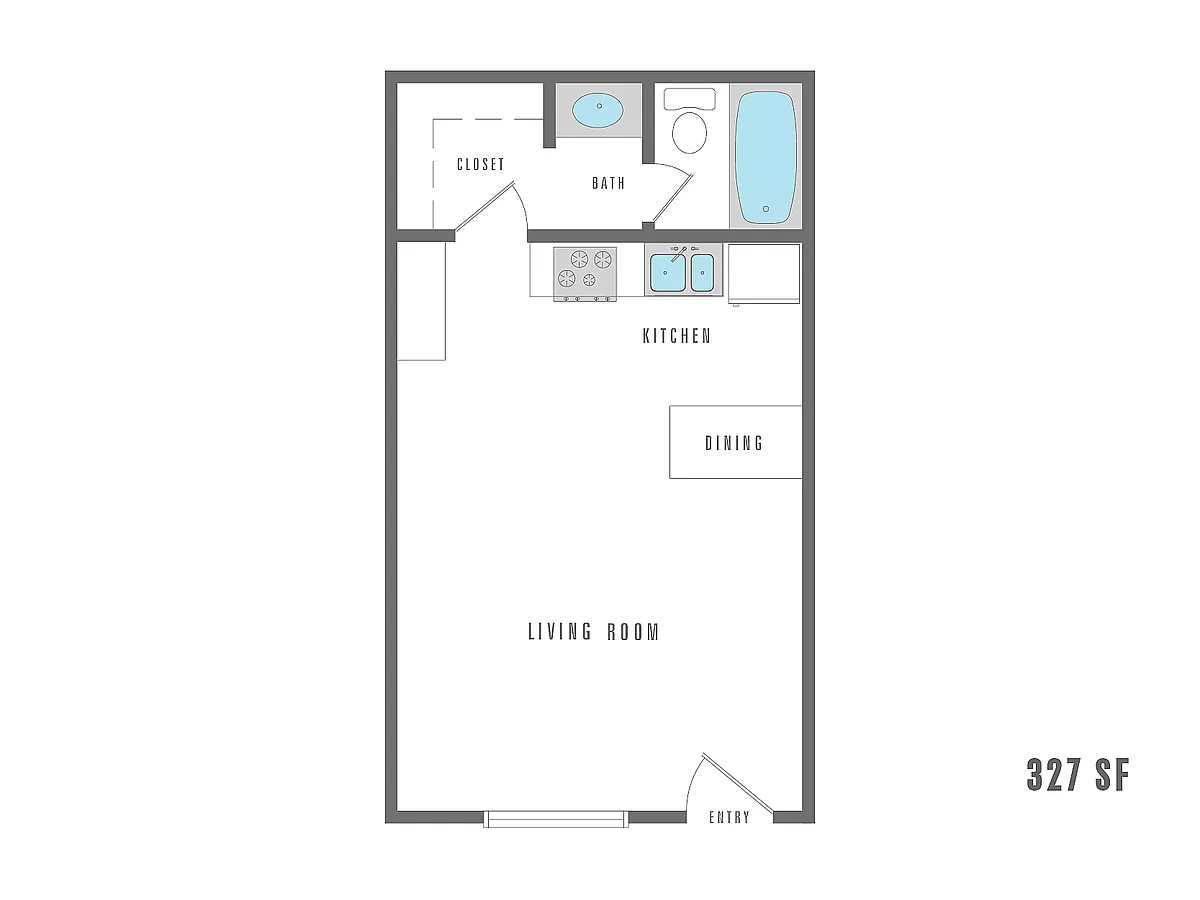 Floor plan Studio