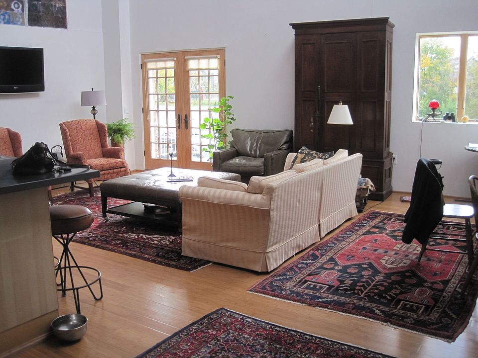 living rm, drs to balcony