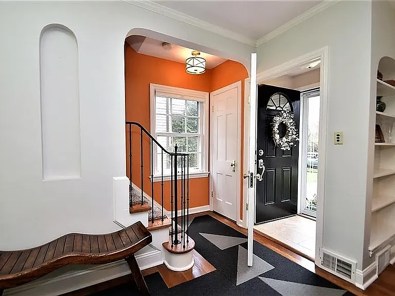 Entryway from the front door