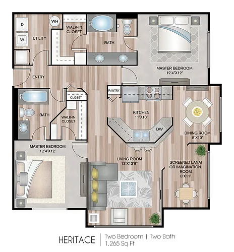 Floor plan Heritage - Premium Plus