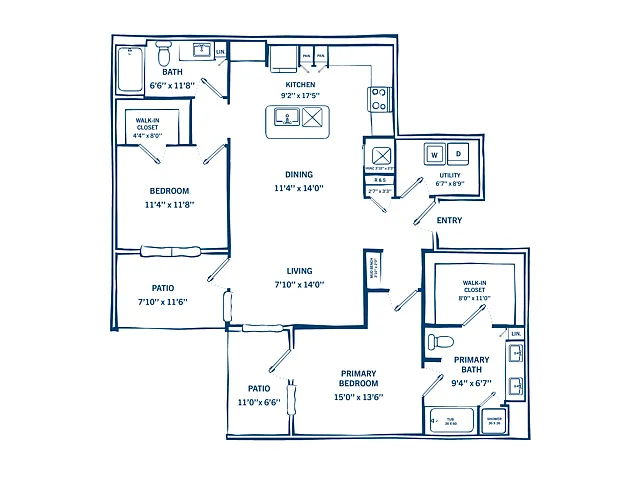 Floor plan B3HC-H